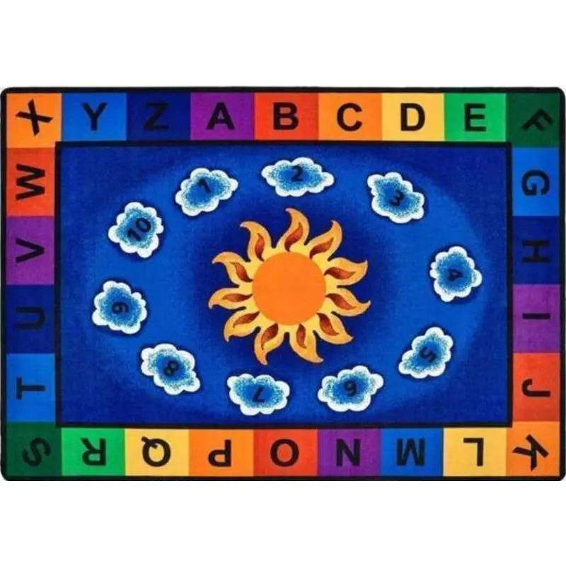 Sunny Day Learn And Play Classroom Rug 1