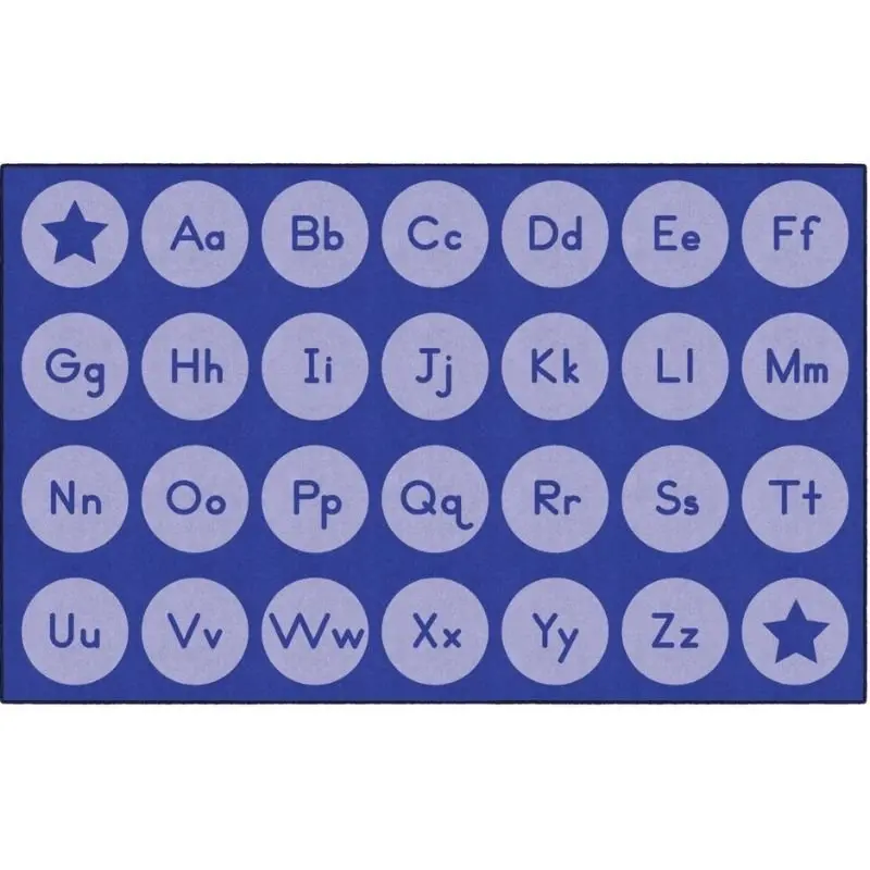 Tone On Tone Alphabet Classroom Rug 2