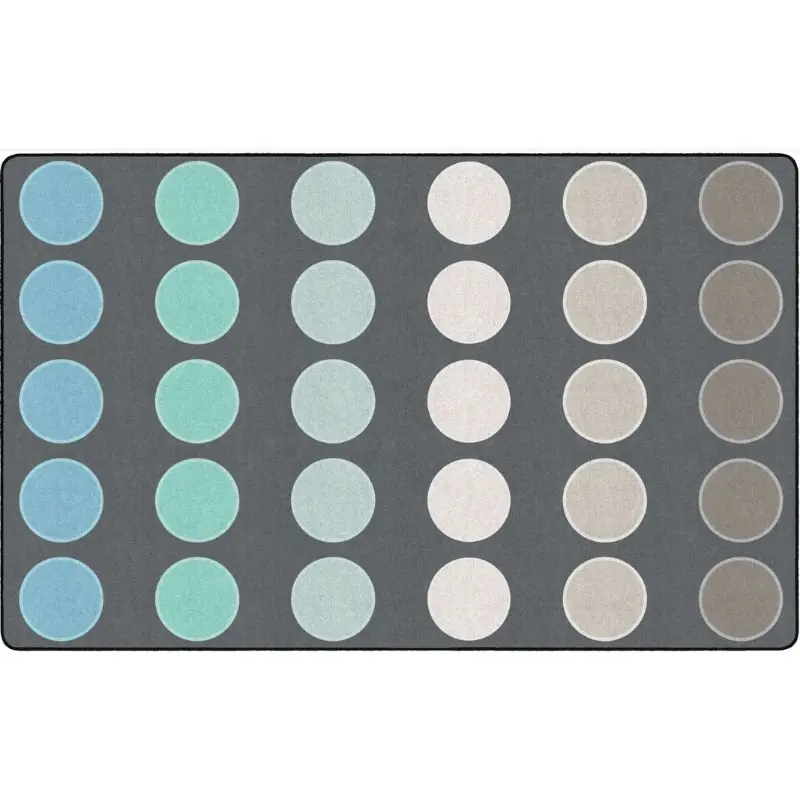 Tranquil Dots Classroom Seating Rug 4
