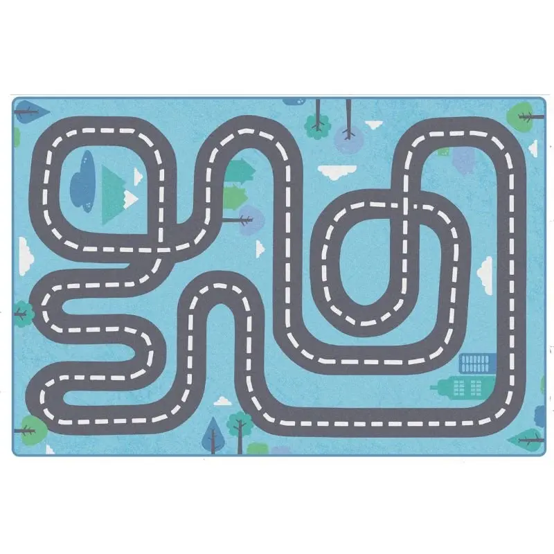 Tranquil Traveling Road Play Rug 1
