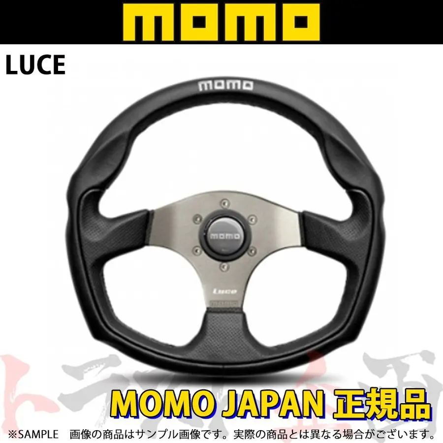 Momo ステアリング ルーチェ 350Mm ブラックレザー ##872111034 1