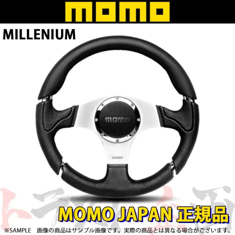 Momo モモ ステアリング ミレニアム 348Mm ブラックレザー ##872111040 1