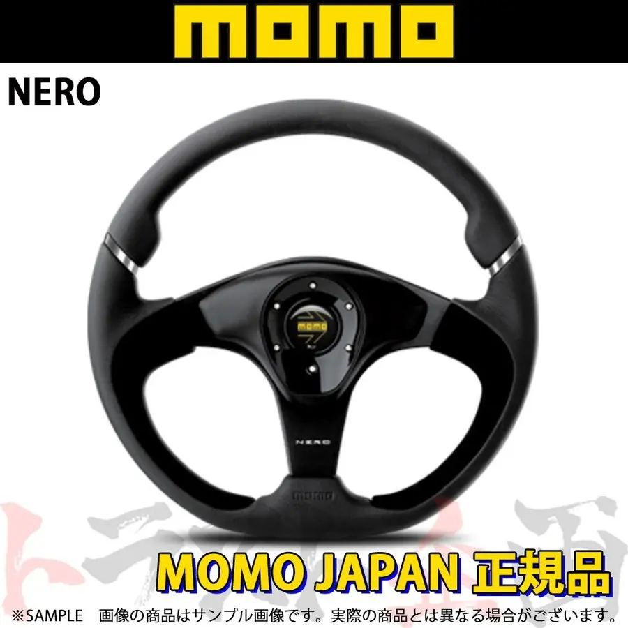 Momo モモ ステアリング Nero ネロ 350Mm ブラックレザー ##872111049 1