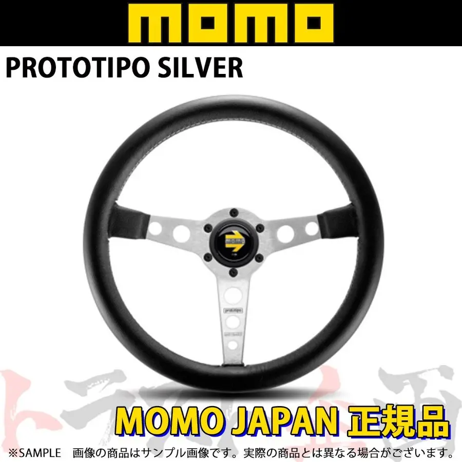 Momo モモ ステアリング プロトタイプ シルバースポーク 347Mm ##872111051 1