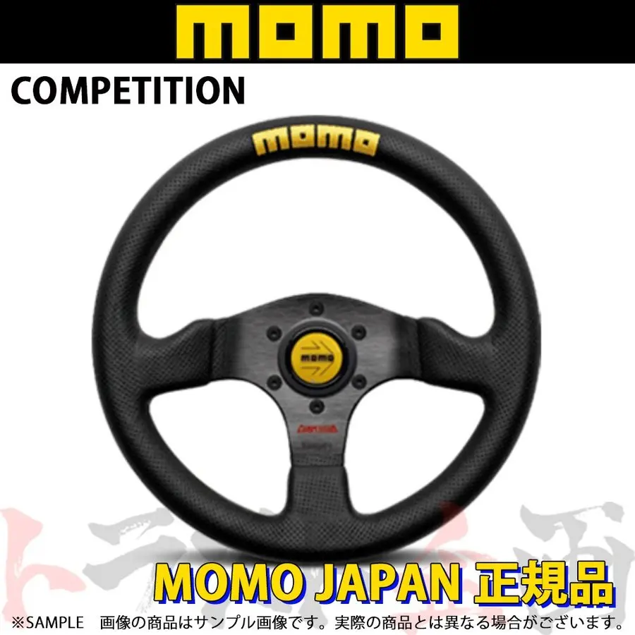 Momo モモ ステアリング Competition 320Mm ブラックエアーレザー ##872111020 1
