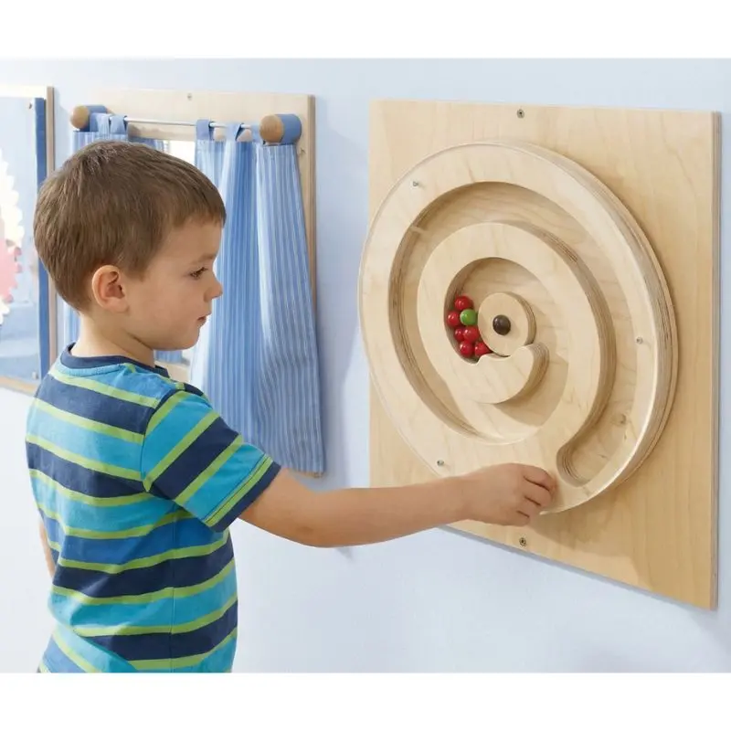 Turning Spiral Sensory Wall Panel 1