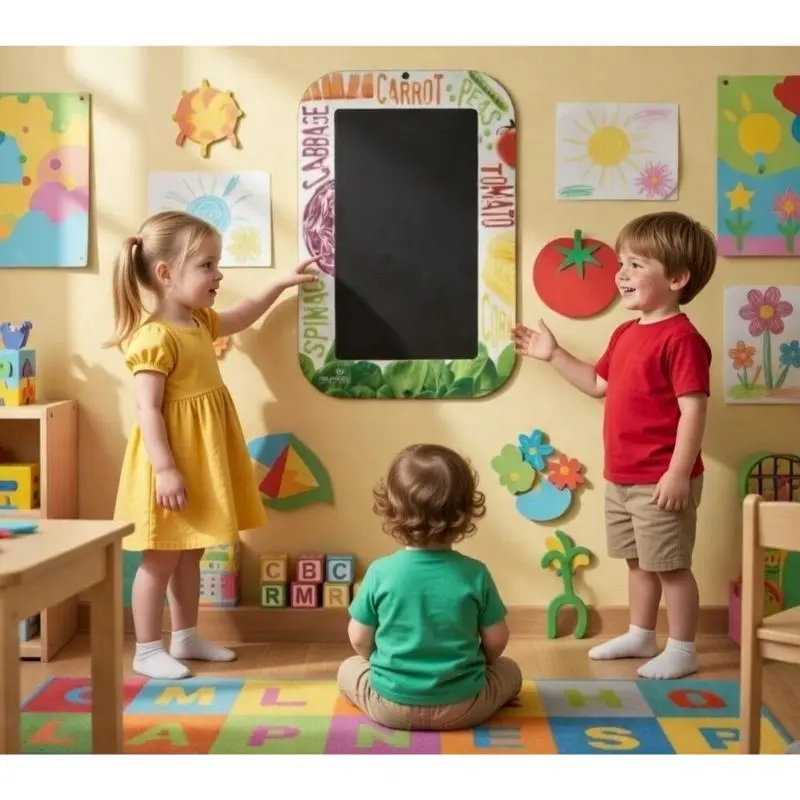 Veggie Magic Heat Sensitive Wall Toy 1