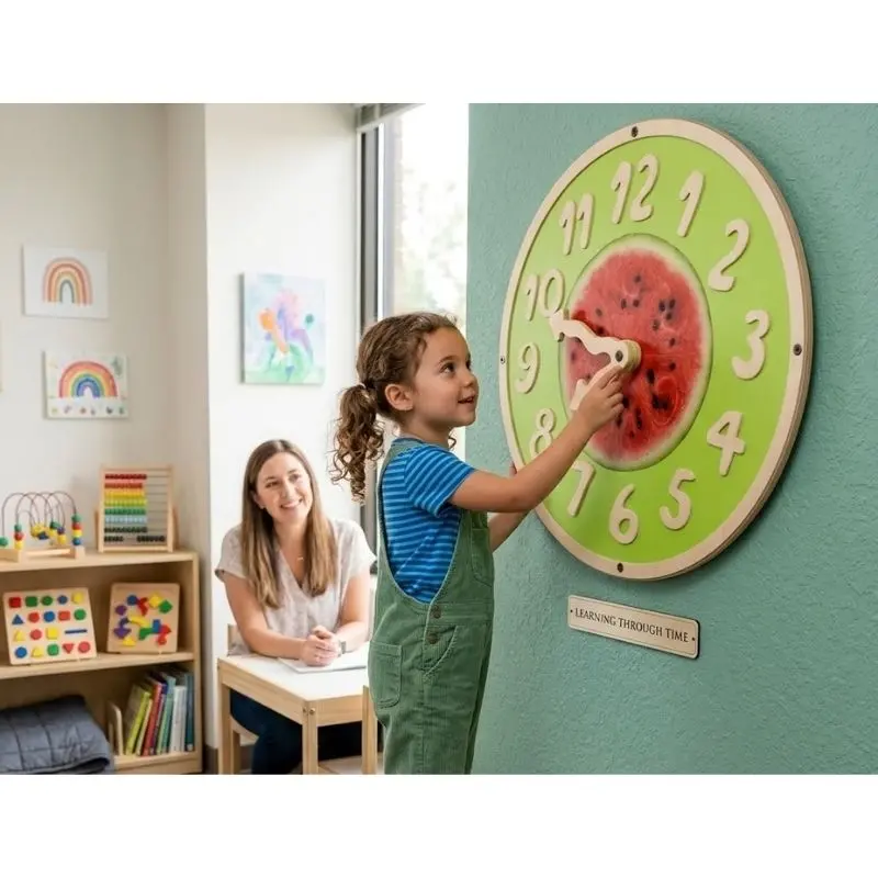 Watermelon Wiggle Clock Wall Toy 1