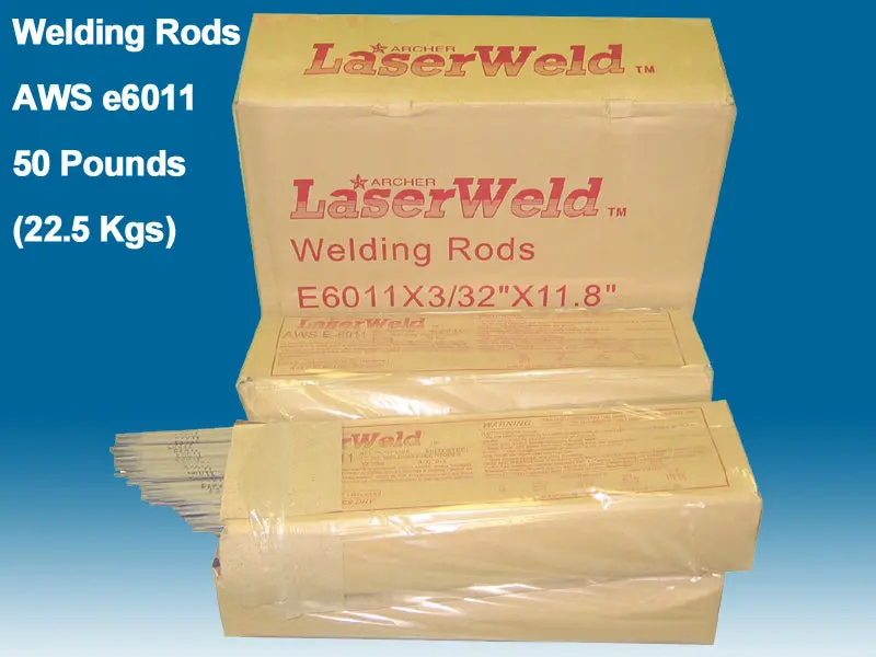 Welding Rods E6011 1/8", 50 Lb Box. Welding Sticks 1