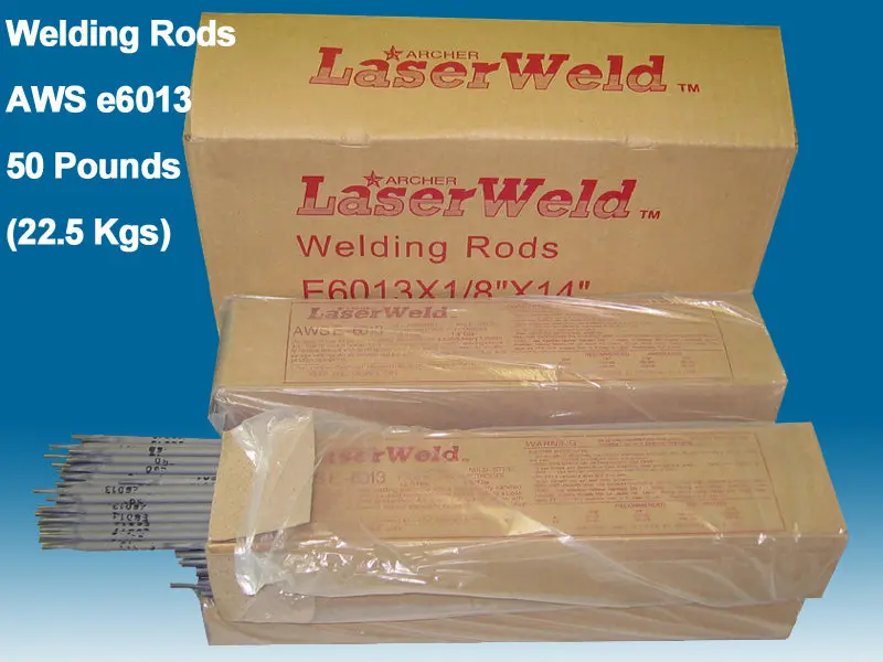 Welding Rods E6013 1/8", 50 Lb Box. Welding Sticks 1