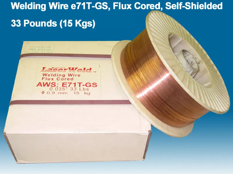 Welding Wire E71t-Gs 0.035" (0.9 Mm), 33 Lb Spool 1