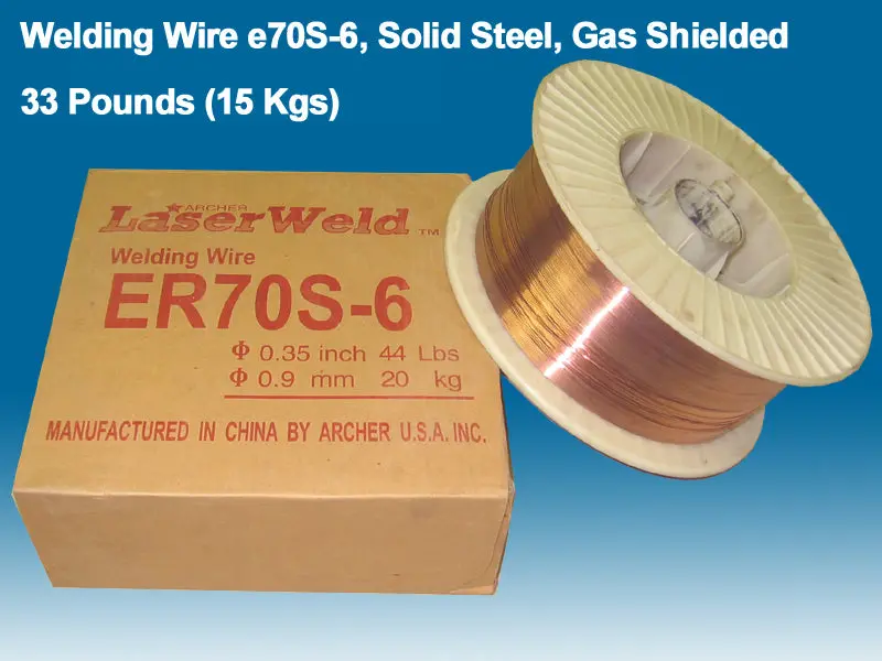 Welding Wire Er70s-6 0.035" (0.9 Mm), 33 Lb Spool 1
