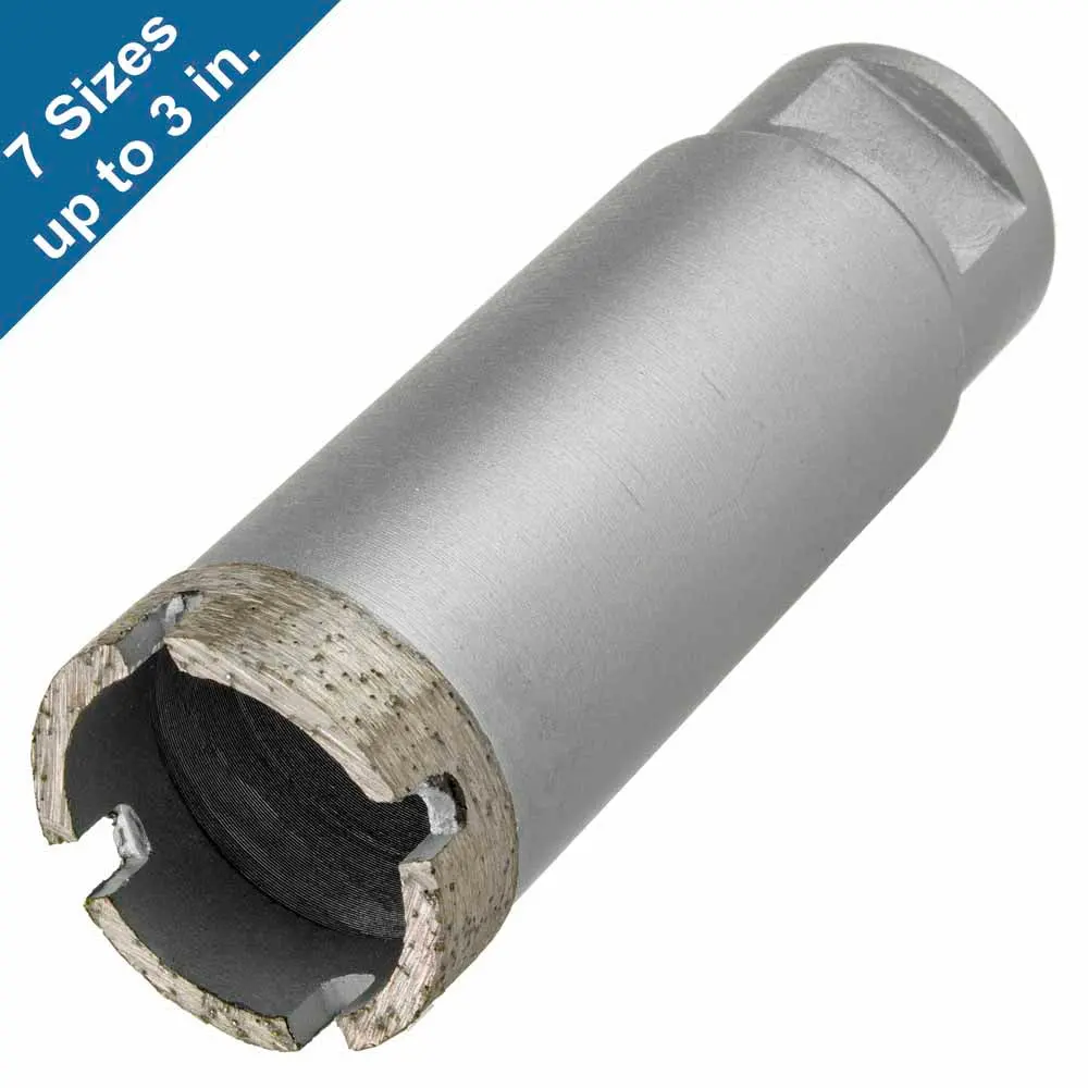 Wet Diamond Core Bits For Stone Drilling (7 Sizes) 1