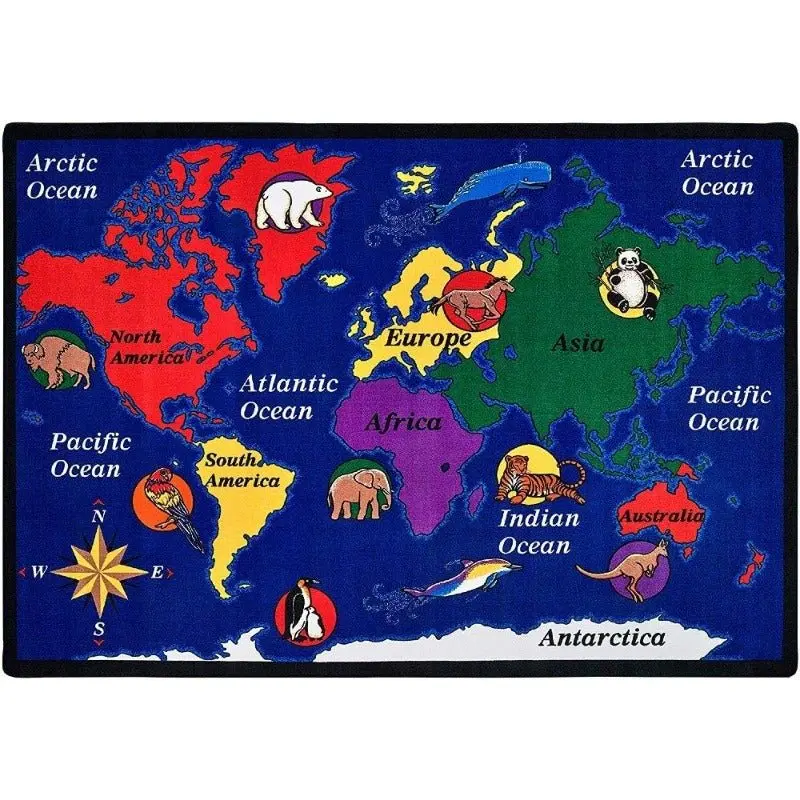 World Explorer Classroom Rug 1