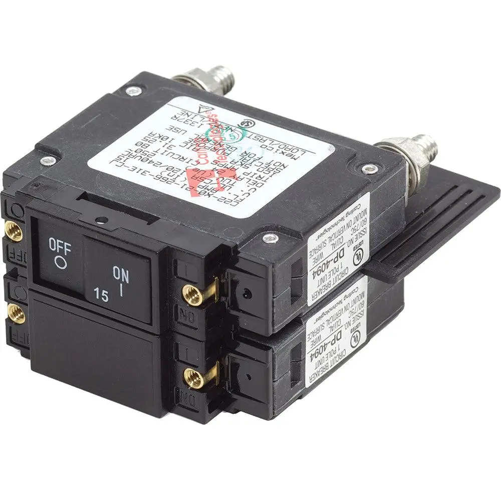 Blue Sea 7462 Ul-489 Circuit Breaker - 15A Flat Rocker [7462] 1