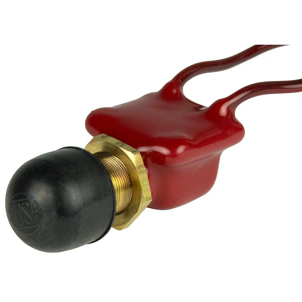 Bep 2-Position Spst Pvc Coated Push Button Switch - Off/(On) [1001506] 1