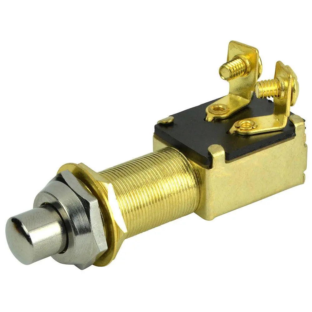 Bep 2-Position Spst Recessed Push Button Switch - Off/(On) [1001507] 1