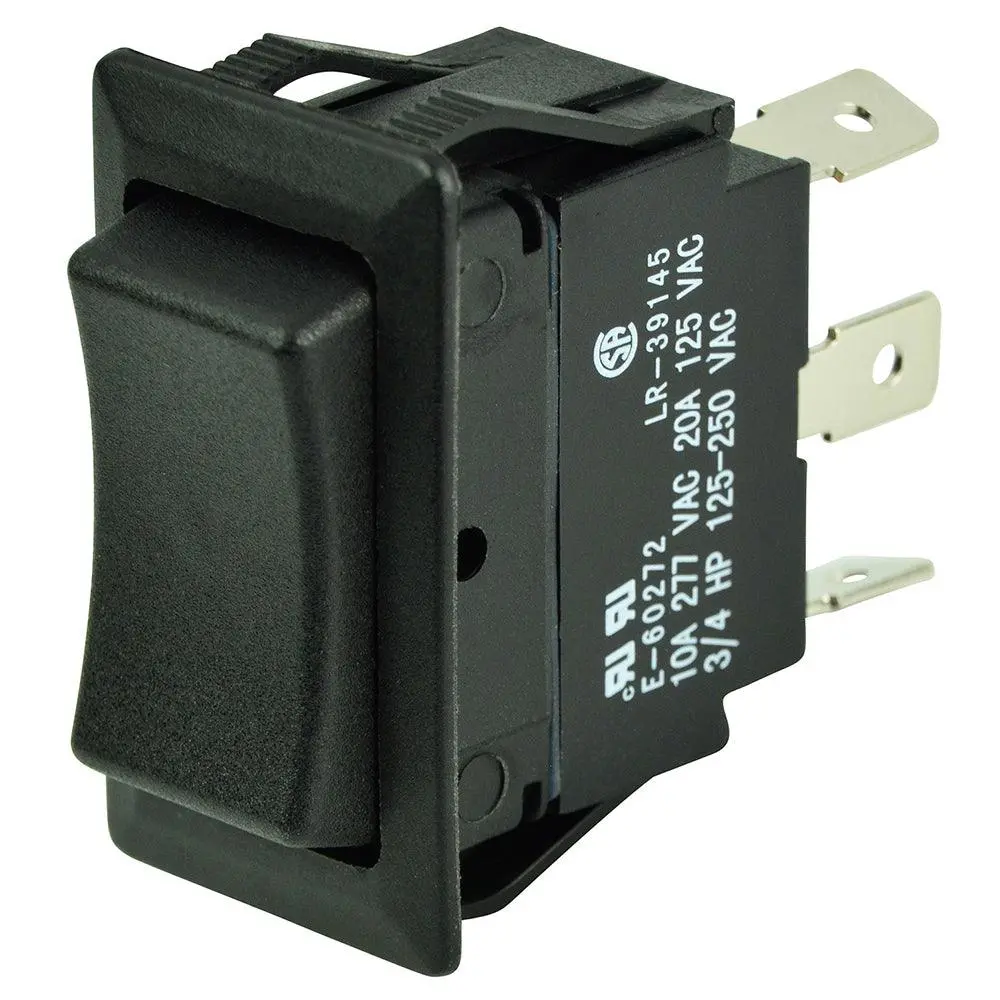 Bep Spdt Rocker Switch - 12V/24V - (On)/Off/(On) [1001711] 1