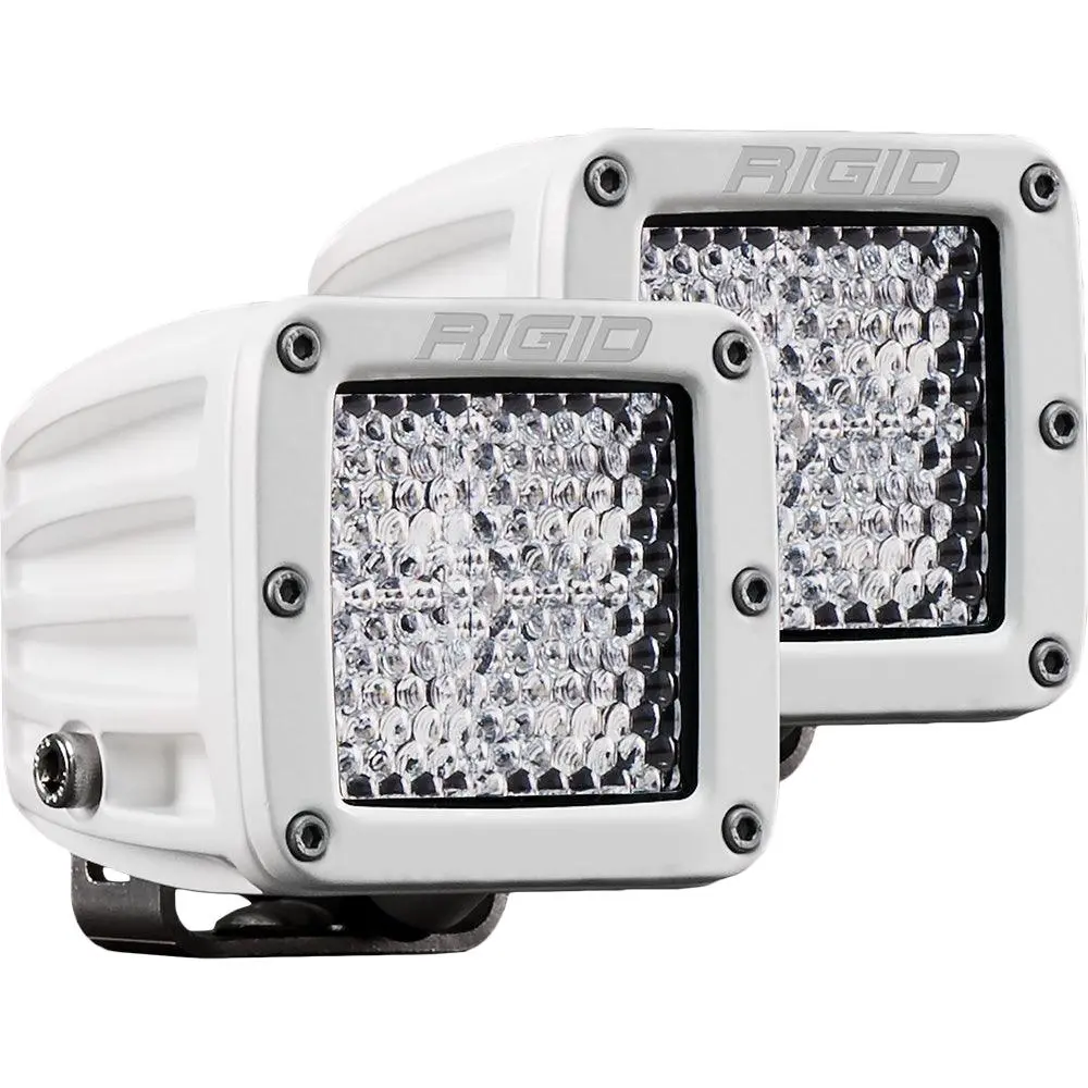 Rigid Industries D-Series Pro Hybrid-Diffused Led - Pair - White [602513] 1