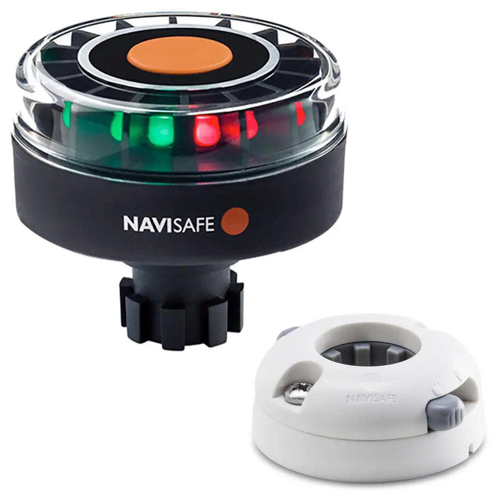 Navisafe Navilight Tricolor 2Nm W/Navibolt Base  Horizontal Mount - White [342Kiit5] 1