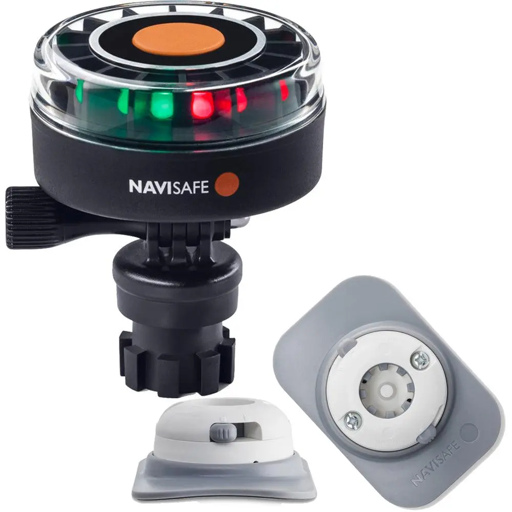 Navisafe Navilight 2Nm Tricolor W/Navimount Base  Rib Mount - White [340Kit4] 1