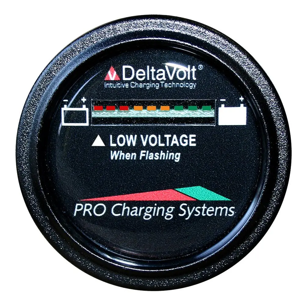 Dual Pro Battery Fuel Gauge - Deltaview Link Compatible - 36V System (3-12V Batteries, 6-6V Batteries) [Bfgwov36v] 1