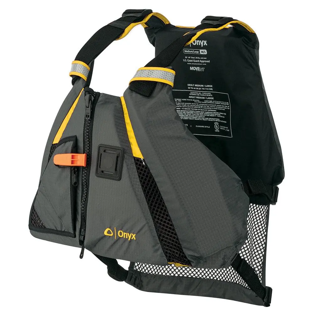 Onyx Movevent Dynamic Paddle Sports Vest - Yellow/Grey - Xl/2Xl [122200-300-060-18] 1