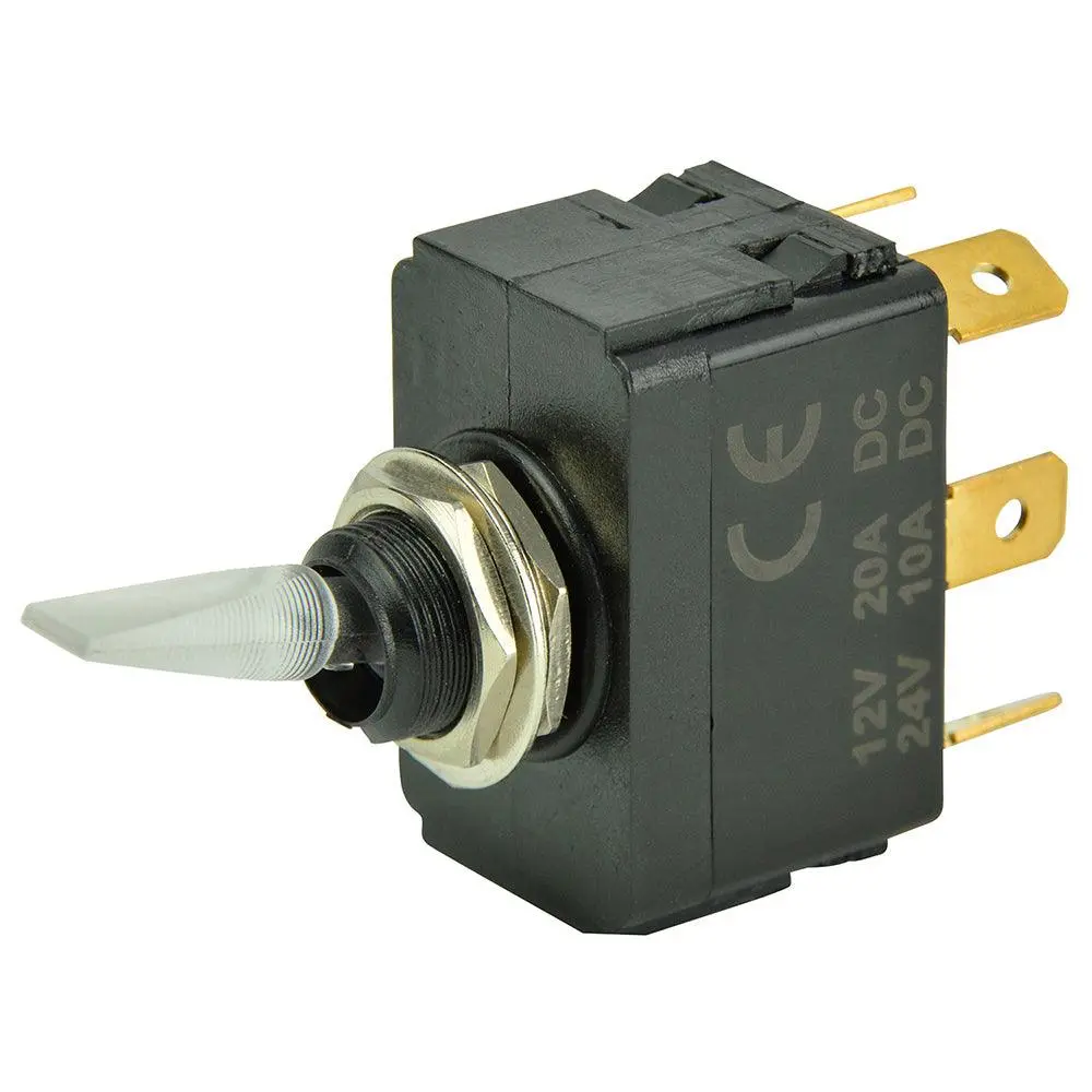 Bep Spdt Lighted Toggle Switch - On/Off/On [1001907] 1