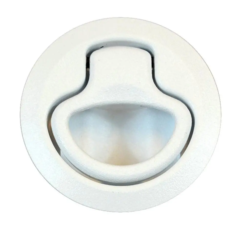 Southco Flush Pull Latch - Push To Close - Medium - White [M1-61-1] 1