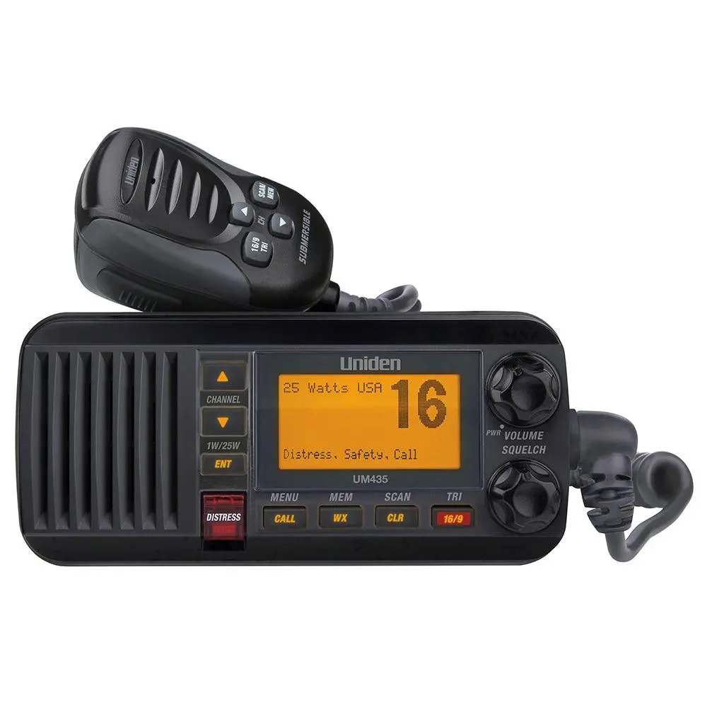 Uniden Um435 Fixed Mount Vhf Radio - Black [Um435bk] 1