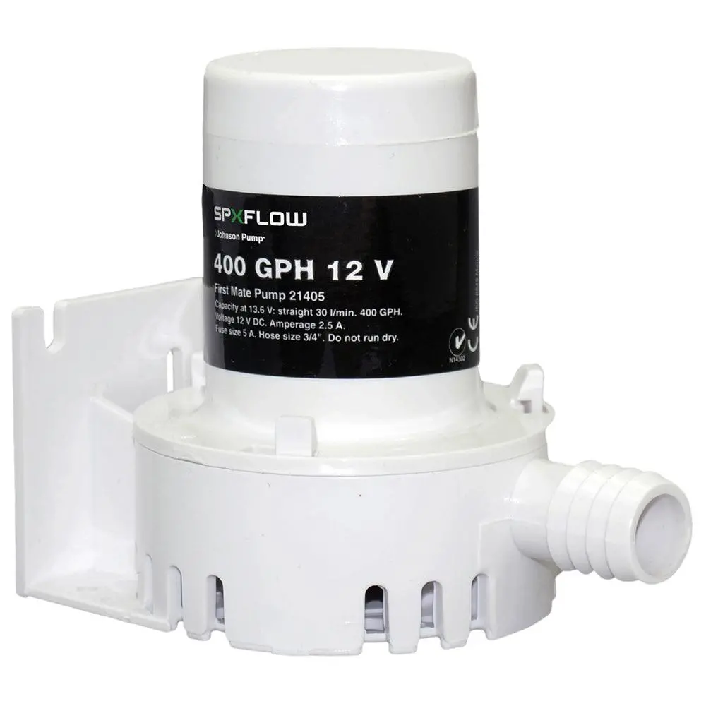 Johnson Pump 400 Gph 12V Bilge Pump - Barbed Port [Jp-21405] 1