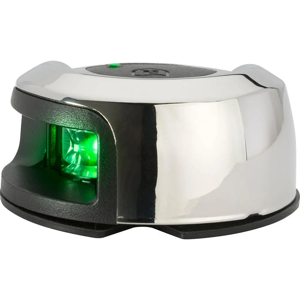 Attwood Lightarmor Deck Mount Navigation Light - Stainless Steel - Starboard (Green) - 2Nm [Nv2012ssg-7] 1