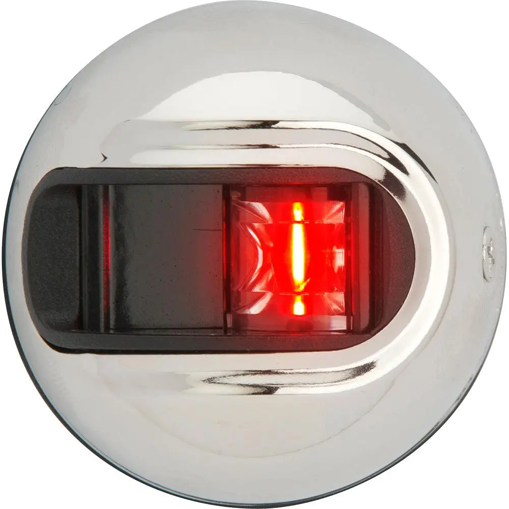 Attwood Lightarmor Vertical Surface Mount Navigation Light - Port (Red) - Stainless Steel - 2Nm [Nv3012ssr-7] 1
