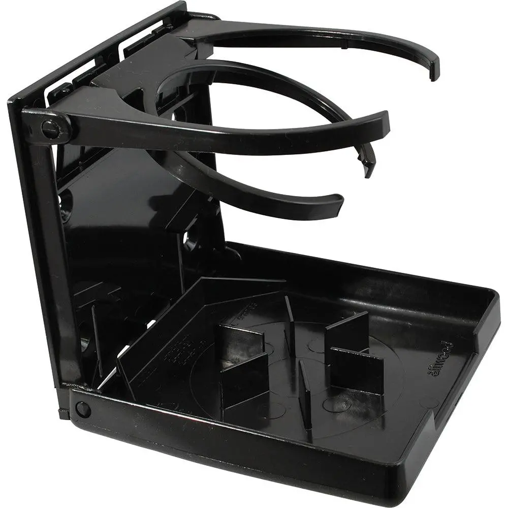 Attwood Fold-Up Drink Holder - Dual Ring - Black [2445-7] 1