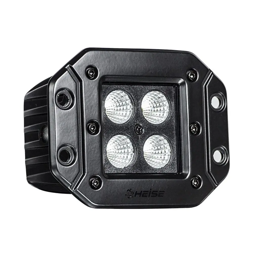 Heise Blackout Led Cube Light - Flush Mount - 3" [He-Bfmcl2] 1