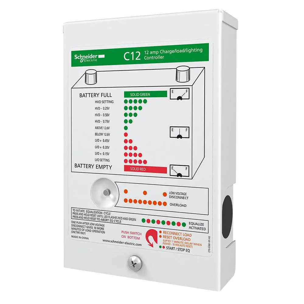 Xantrex C-Series Solar Charge Controller - 12 Amps [C12] 1