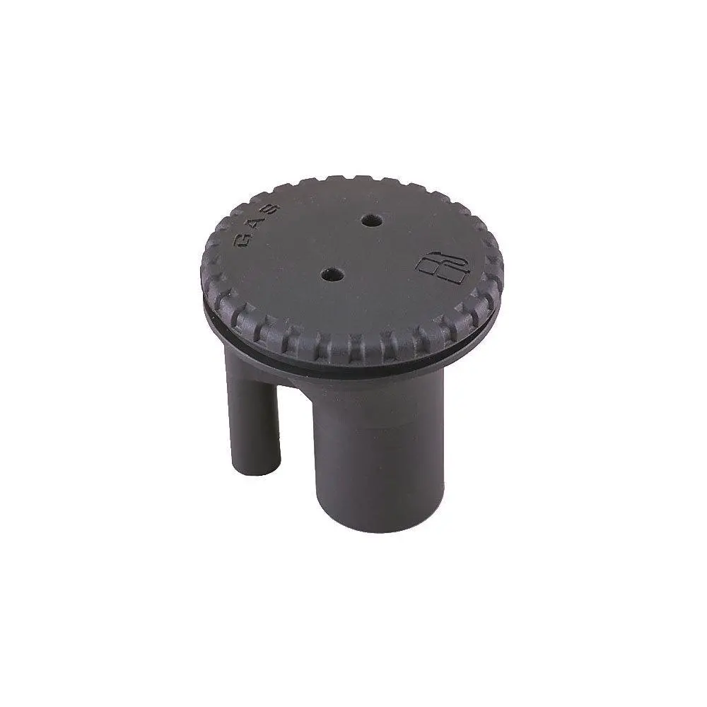 Perko 0543 Vented Fill F/1-1/2" Hose - Straight Neck - Gas - Black [0543Dpgblk] 1