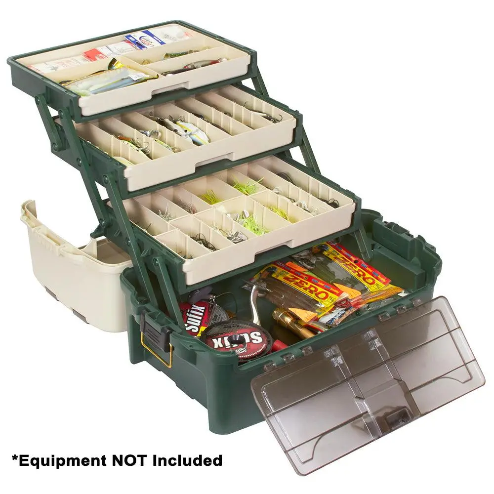 Plano Hybrid Hip 3-Tray Tackle Box - Forest Green [723300] 1