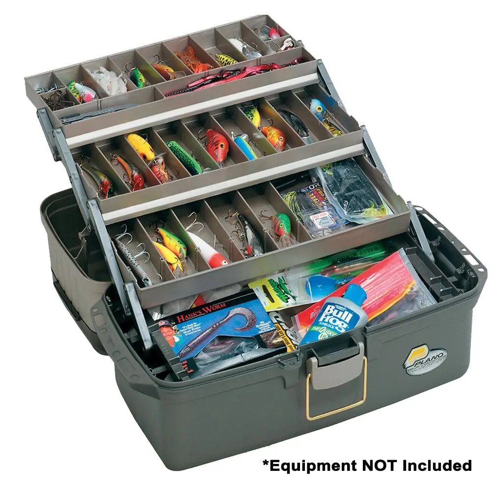 Plano Guide Series Tray Tackle Box - Graphite/Sandstone [613403] 1