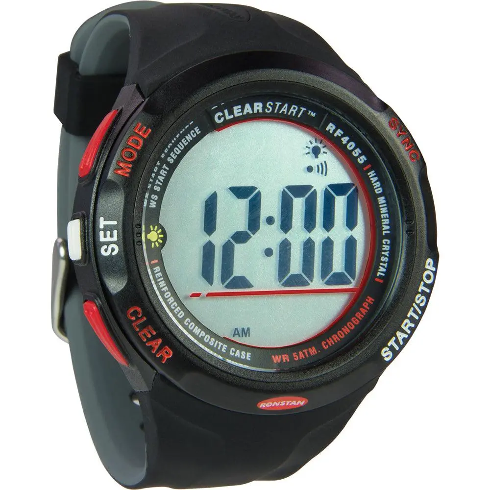Ronstan Rf4055 Clearstart 50Mm Sailing Watch - Black/Grey [Rf4055a] 1