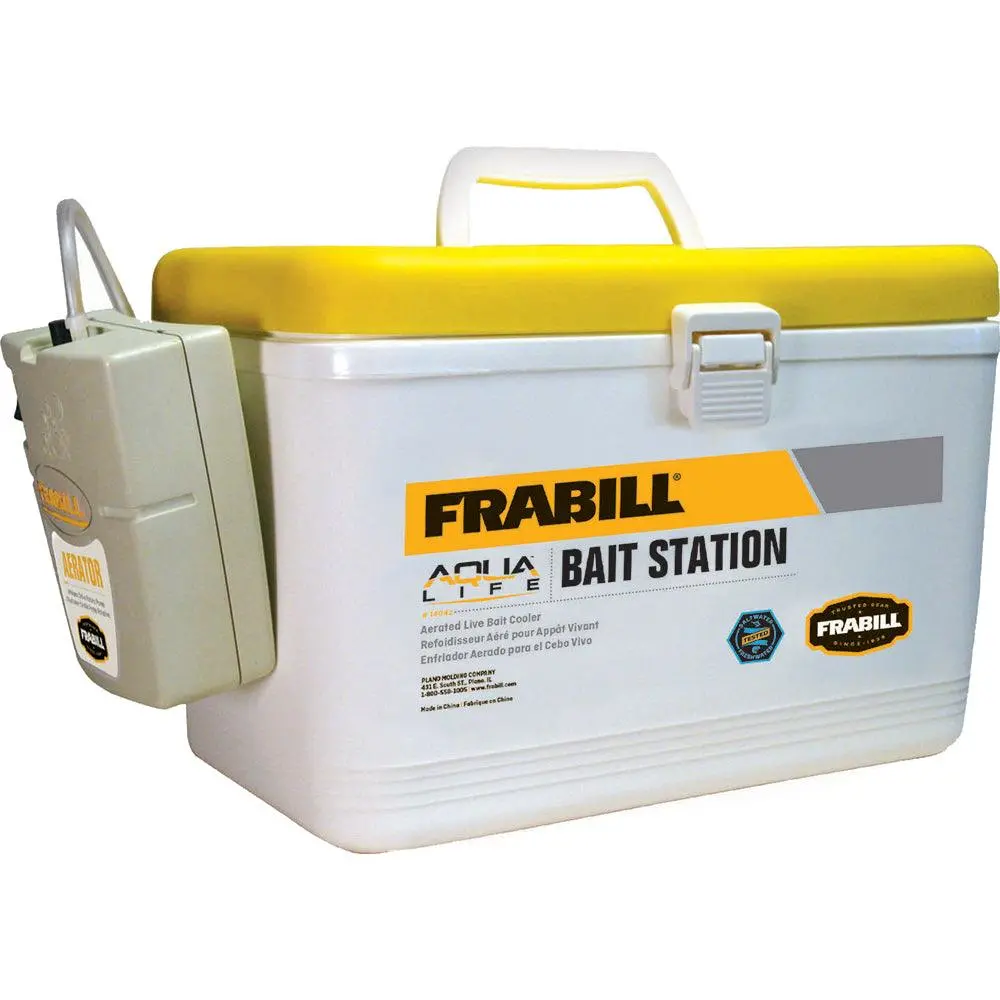 Frabill Bait Box W/Aerator - 8 Quart [14042] 1