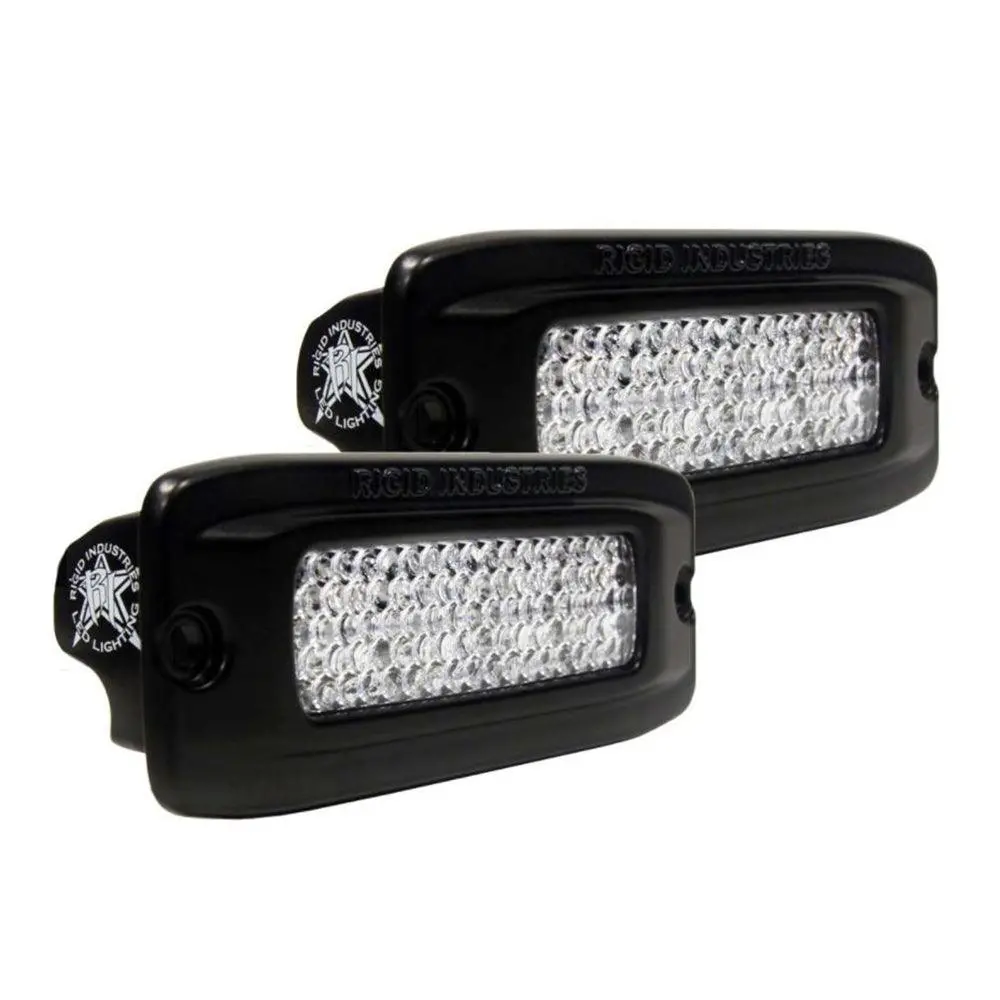 Rigid Industries Sr-Q Pro Back Light Kit - Flush Mount Diffused - Pair - Black [980033] 1