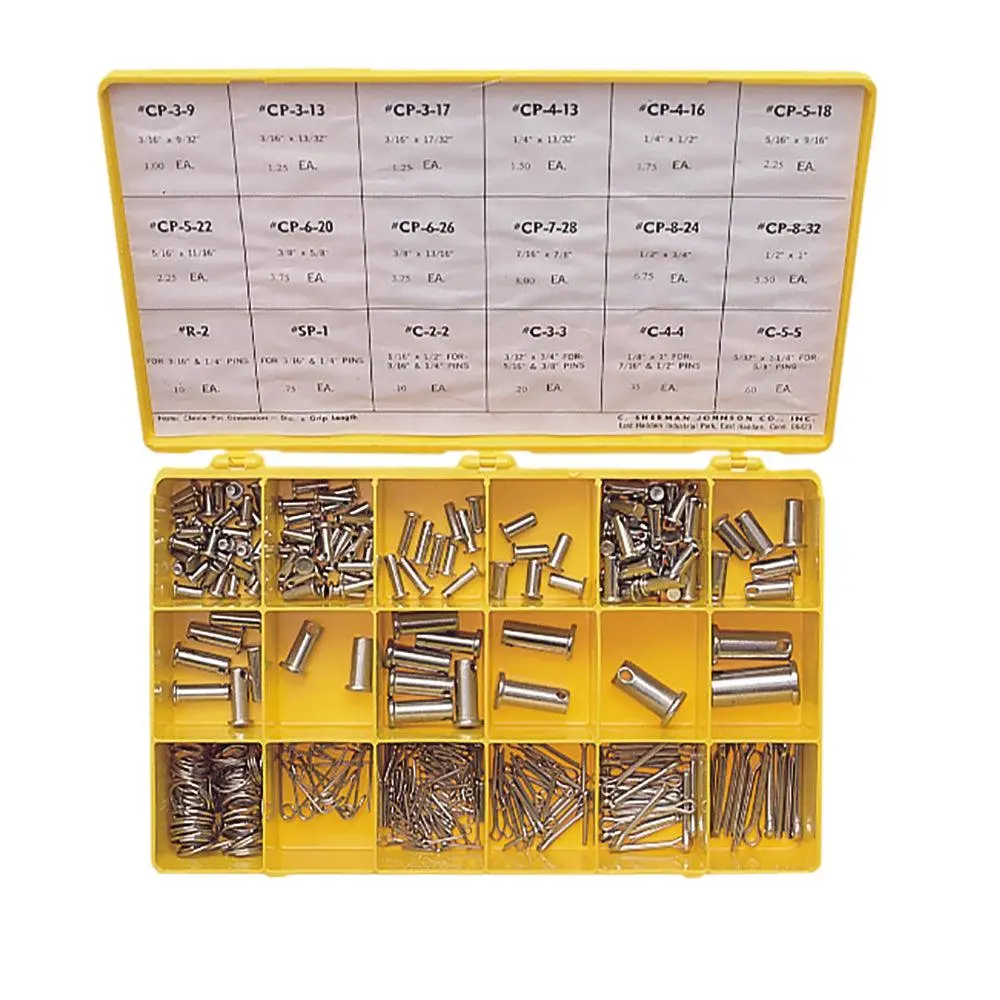 C. Sherman Johnson Cotter, Ring  Clevis Pin Parts Kit [37-503] 1