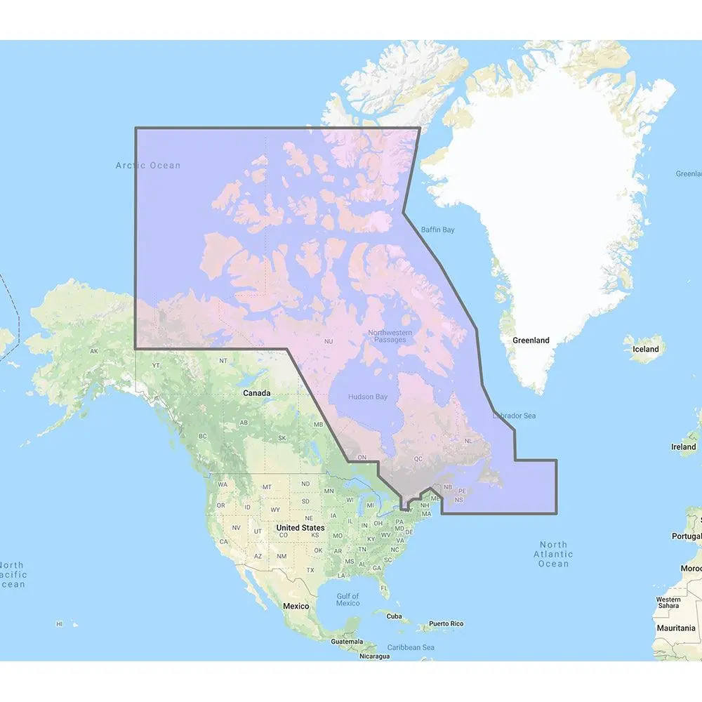 Furuno Canada North  East - Vector Charts, 3D Data  Standard Resolution Satellite Photos - Unlock Code [Mm3-Vna-021] 1
