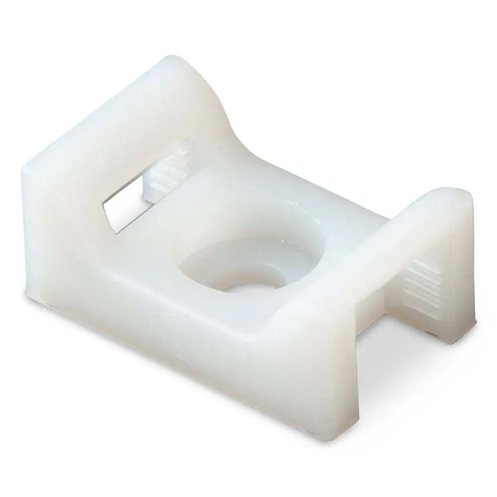 Ancor Cable Tie Mount - Natural - #8 Screw - 100 Pieces Per Bag [199232] 1