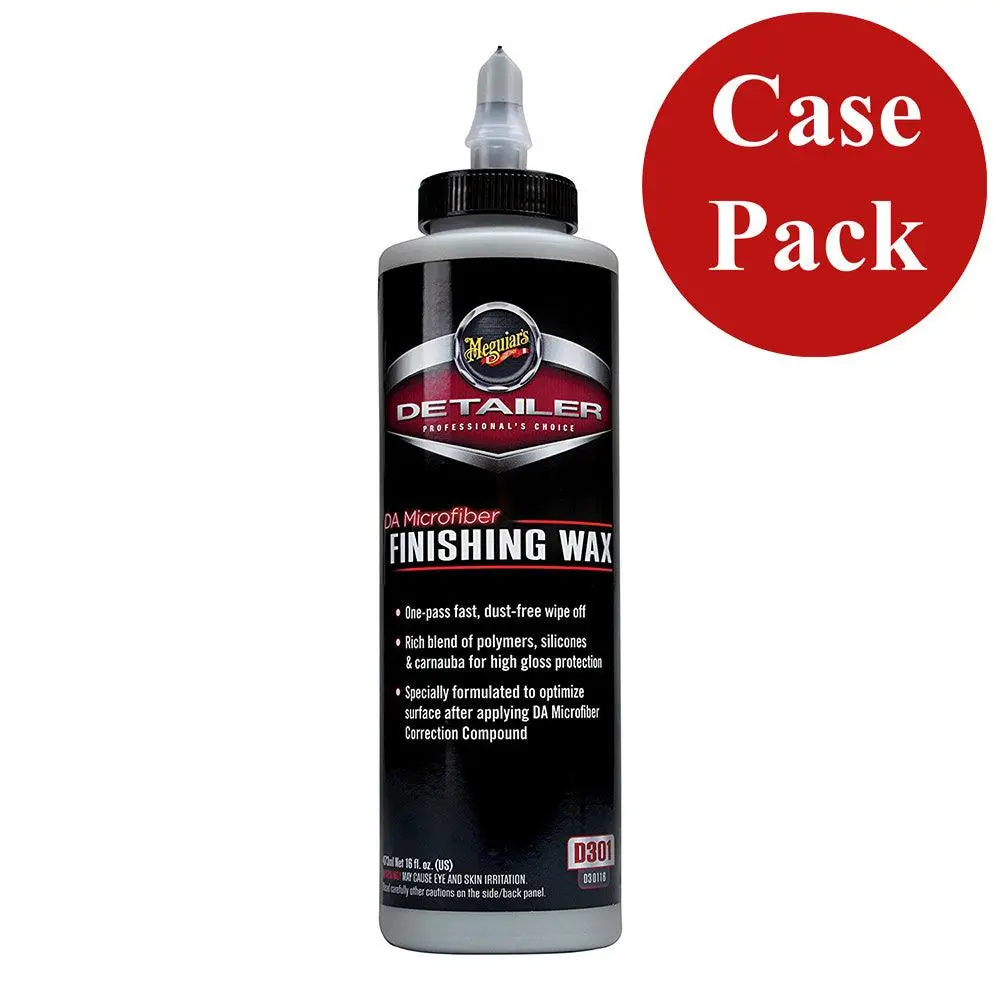 Meguiars Da Microfiber Finishing Wax - 16Oz *Case Of 6* [D30116case] 1